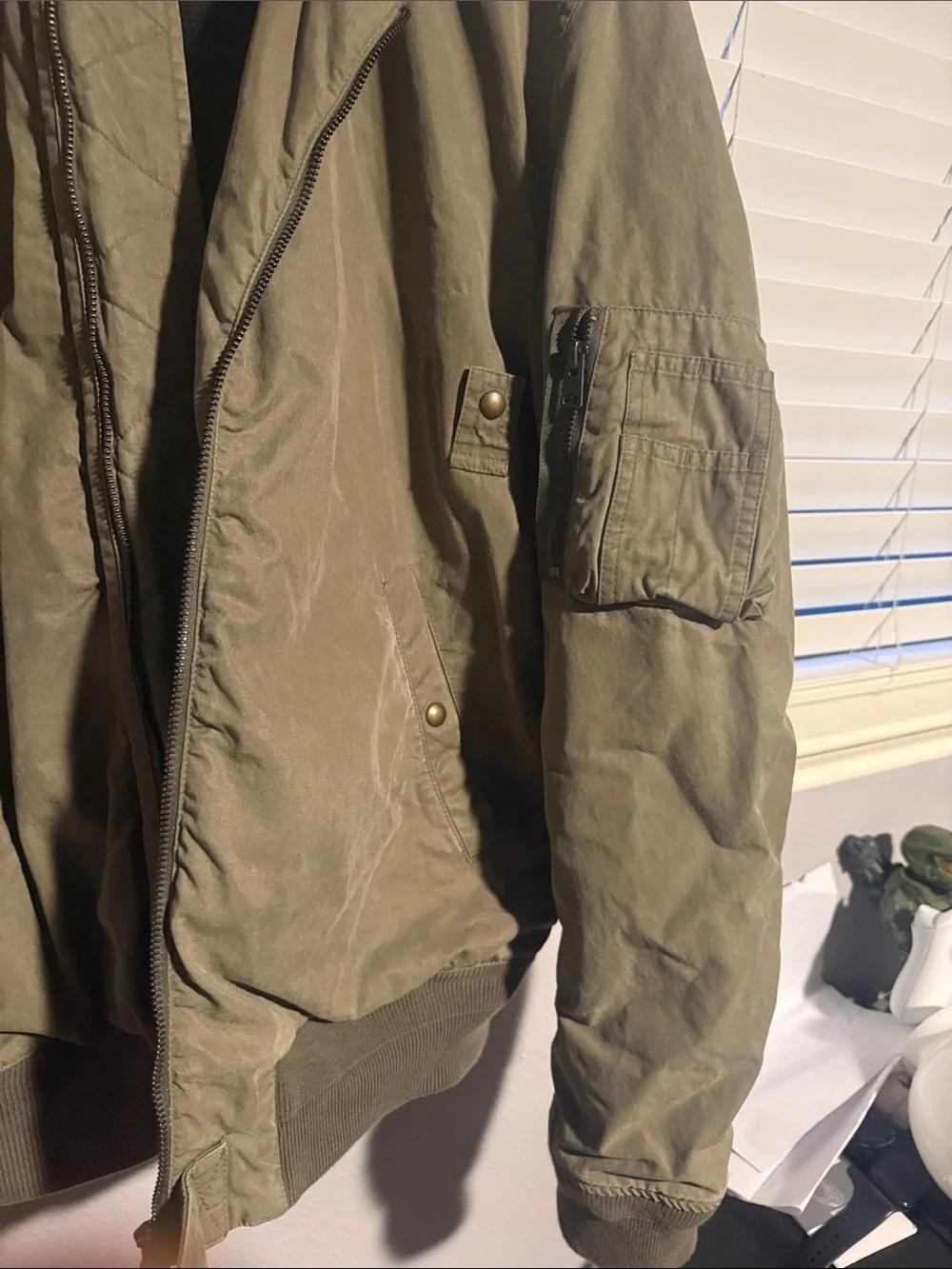 AllSaints Faro bomber jacket - Picture 4 of 5